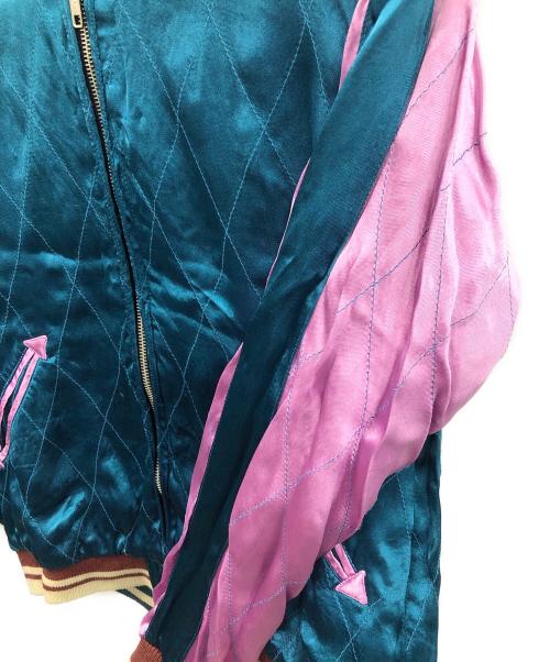 IOLANI（イオラニ）IOLANI (イオラニ) スカジャン ブラック×ブラウン サイズ:Mの古着・服飾アイテム