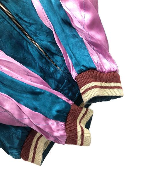 IOLANI（イオラニ）IOLANI (イオラニ) スカジャン ブラック×ブラウン サイズ:Mの古着・服飾アイテム