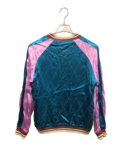 IOLANI（イオラニ）IOLANI (イオラニ) スカジャン ブラック×ブラウン サイズ:Mの古着・服飾アイテム
