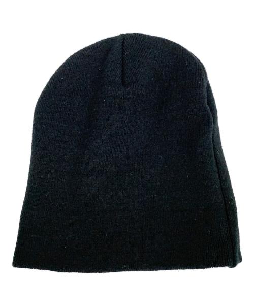 SUPREME（シュプリーム）Supreme (シュプリーム) ニット帽 ブラック サイズ:実寸サイズにてご家訓ください。の古着・服飾アイテム