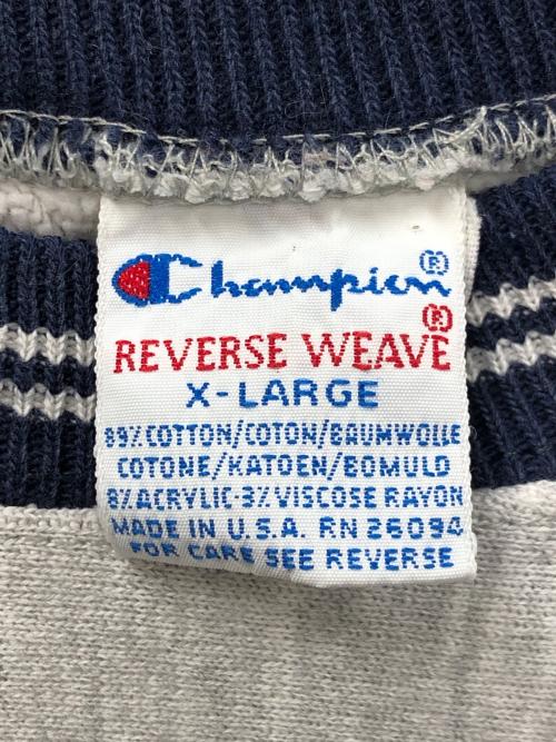 Champion（チャンピオン）Champion (チャンピオン) 90s リバースウィーブスウェット グレー サイズ:X-LARGEの古着・服飾アイテム