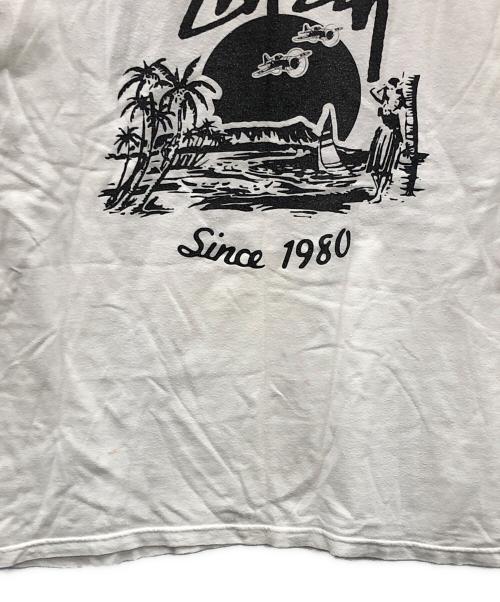stussy（ステューシー）stussy (ステューシー) Tシャツ DAWN PATROL（ドーン・パトロール） ホワイト サイズ:Mの古着・服飾アイテム