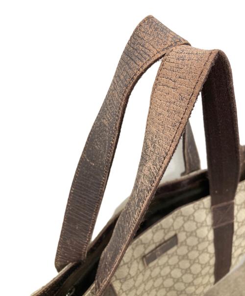 GUCCI（グッチ）GUCCI (グッチ) GGスプリーム トートバッグ ベージュ サイズ:実寸サイズにてご確認ください。の古着・服飾アイテム