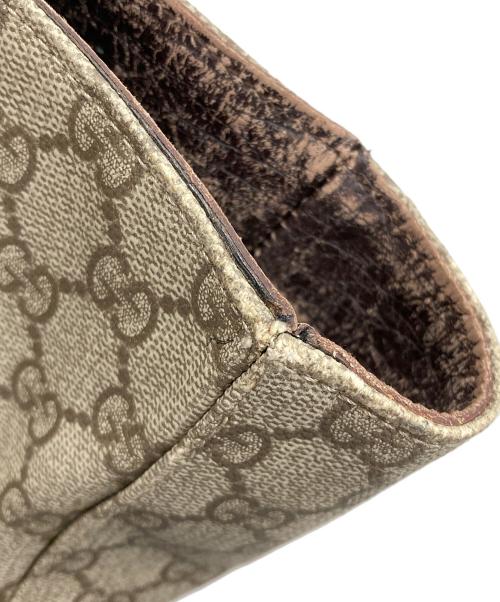 GUCCI（グッチ）GUCCI (グッチ) GGスプリーム トートバッグ ベージュ サイズ:実寸サイズにてご確認ください。の古着・服飾アイテム