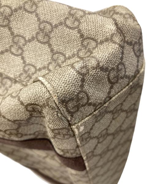 GUCCI（グッチ）GUCCI (グッチ) GGスプリーム トートバッグ ベージュ サイズ:実寸サイズにてご確認ください。の古着・服飾アイテム