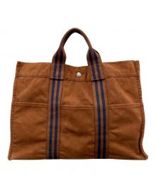 HERMES（エルメス）の古着「トートバッグ フールトゥ MM」｜ブラウン