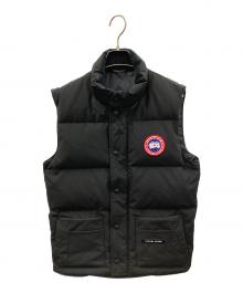 CANADA GOOSE（カナダグース）の古着「ダウンベスト フリースタイル クルー ベスト」｜ブラック
