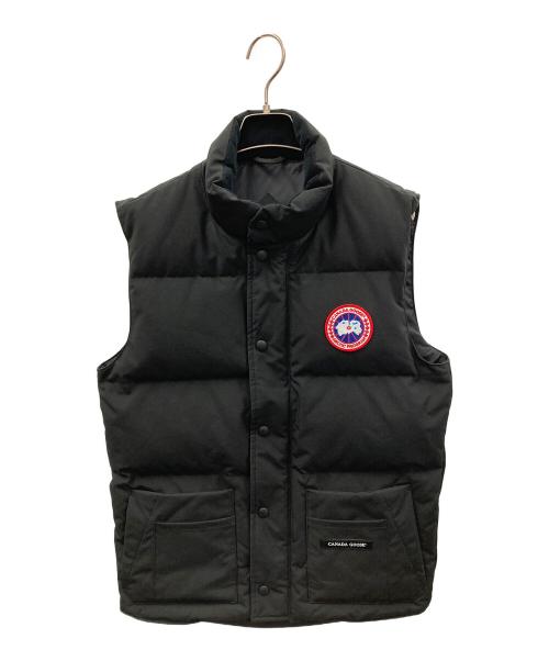 CANADA GOOSE（カナダグース）CANADA GOOSE (カナダグース) ダウンベスト フリースタイル クルー ベスト ブラック サイズ:XS/TPの古着・服飾アイテム