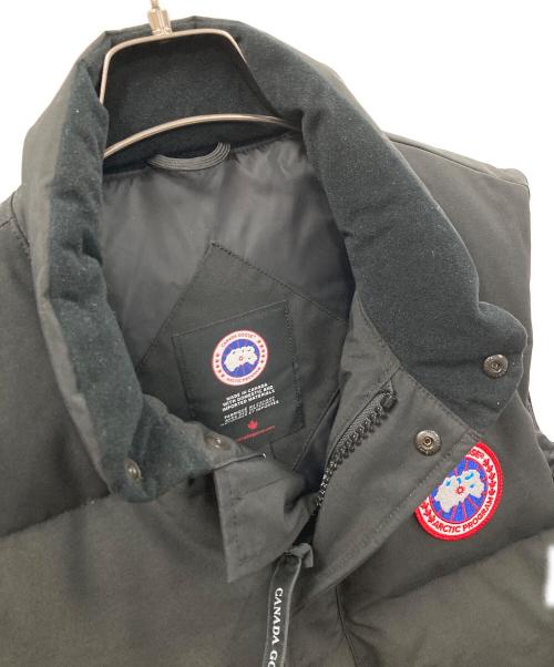 CANADA GOOSE（カナダグース）CANADA GOOSE (カナダグース) ダウンベスト フリースタイル クルー ベスト ブラック サイズ:XS/TPの古着・服飾アイテム