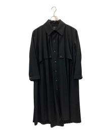 YOHJI YAMAMOTO（ヨウジヤマモト）の古着「ロングコート」｜ブラック