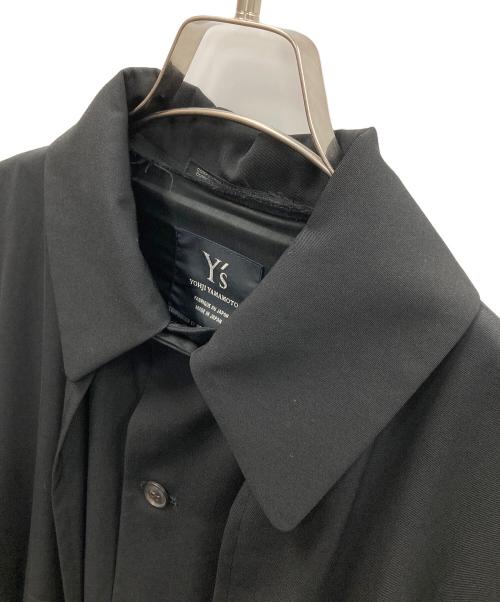 YOHJI YAMAMOTO（ヨウジヤマモト）YOHJI YAMAMOTO (ヨウジヤマモト) ロングコート ブラック サイズ:3の古着・服飾アイテム