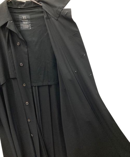 YOHJI YAMAMOTO（ヨウジヤマモト）YOHJI YAMAMOTO (ヨウジヤマモト) ロングコート ブラック サイズ:3の古着・服飾アイテム