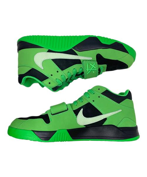 NIKE（ナイキ）NIKE Travis Scott スニーカー Jordan Jumpman Jack CJ1 T-Rexx Green Spark（ジョーダン ジャンプマンジャック CJ1 T-Rexx グリーンスパーク） サイズ:29cmの古着・服飾アイテム