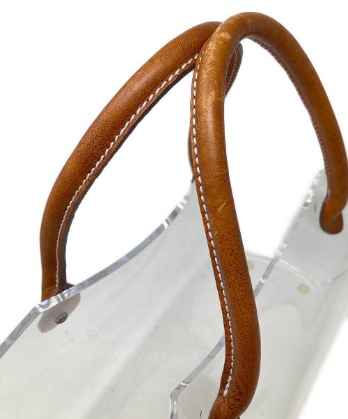 Santoni（サントーニ）Santoni (サントーニ) バッグ クリア×ブラウン サイズ:実寸サイズにてご確認ください。の古着・服飾アイテム