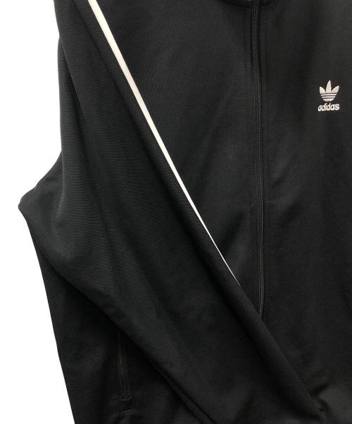adidas（アディダス）adidas (アディダス) トラックジャケット ブラック×ホワイト サイズ:XLの古着・服飾アイテム