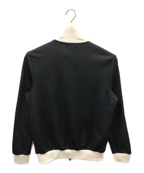 adidas（アディダス）adidas (アディダス) トラックジャケット ブラック×ホワイト サイズ:XLの古着・服飾アイテム