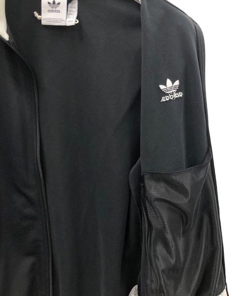 adidas（アディダス）adidas (アディダス) トラックジャケット ブラック×ホワイト サイズ:XLの古着・服飾アイテム