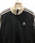 adidas (アディダス) トラックジャケット ブラック×ホワイト サイズ:XL：7000円