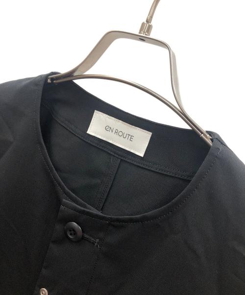 eN ROUTE（アンルート）eN ROUTE (アンルート) ノーカラージャケット ブラック サイズ:1の古着・服飾アイテム