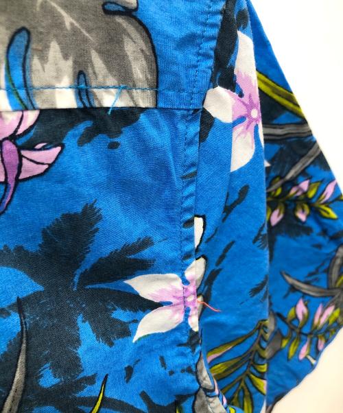 stussy（ステューシー）stussy (ステューシー) アロハシャツ ブルー サイズ:LARGEの古着・服飾アイテム