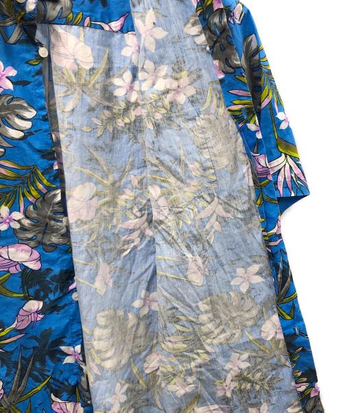 stussy（ステューシー）stussy (ステューシー) アロハシャツ ブルー サイズ:LARGEの古着・服飾アイテム