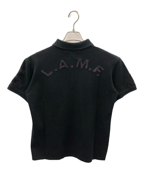 Mastermind JAPAN（マスターマインド ジャパン）Mastermind JAPAN (マスターマインド ジャパン) drestrip (ドレストリップ) ポロシャツ ブラック サイズ:2の古着・服飾アイテム