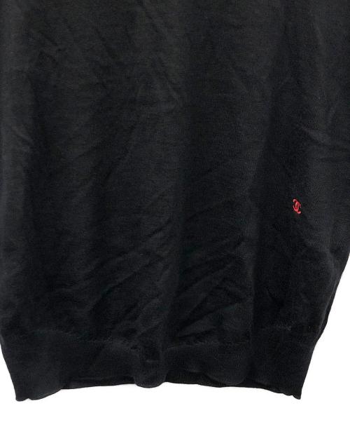 CHANEL（シャネル）CHANEL (シャネル) 半袖ニット ブラック サイズ:36の古着・服飾アイテム