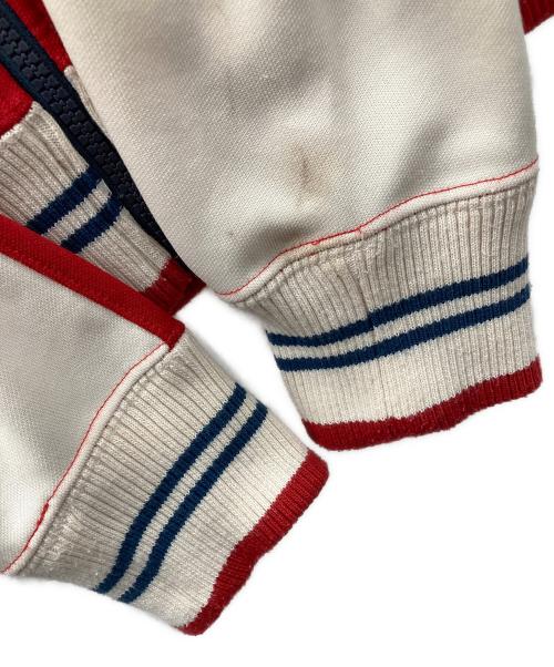 FILA（フィラ）FILA (フィラ) トラックジャケット レッド×ホワイト サイズ:Mの古着・服飾アイテム
