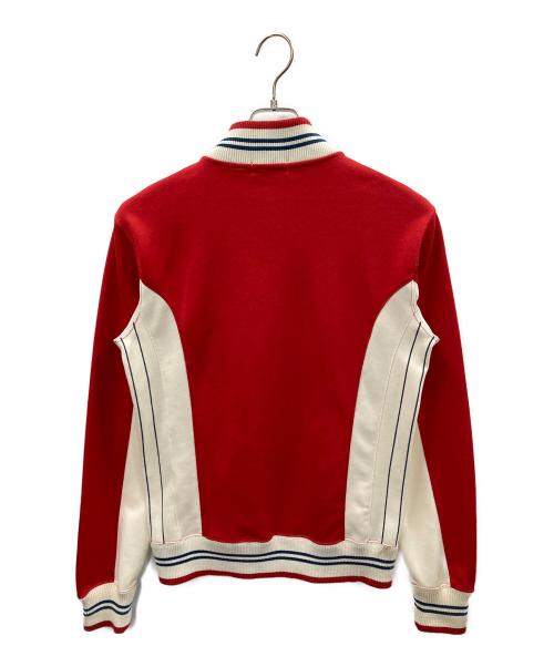 FILA（フィラ）FILA (フィラ) トラックジャケット レッド×ホワイト サイズ:Mの古着・服飾アイテム