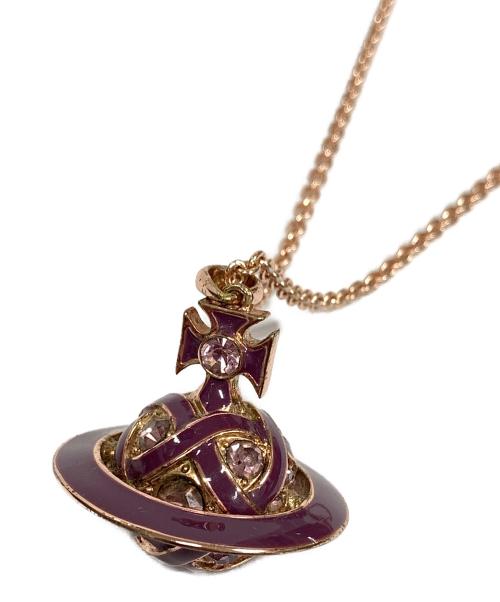 Vivienne Westwood（ヴィヴィアンウエストウッド）Vivienne Westwood (ヴィヴィアンウエストウッド) オーブネックレス パープル サイズ:実寸サイズにてご確認ください。の古着・服飾アイテム