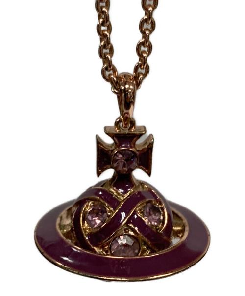 Vivienne Westwood（ヴィヴィアンウエストウッド）Vivienne Westwood (ヴィヴィアンウエストウッド) オーブネックレス パープル サイズ:実寸サイズにてご確認ください。の古着・服飾アイテム