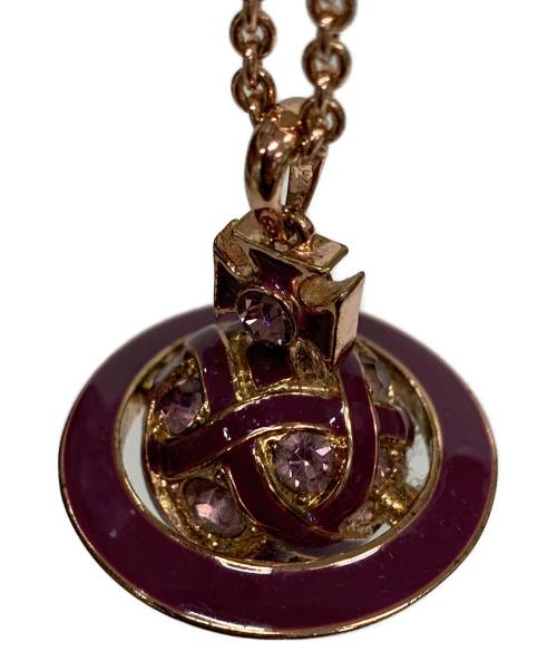 Vivienne Westwood（ヴィヴィアンウエストウッド）Vivienne Westwood (ヴィヴィアンウエストウッド) オーブネックレス パープル サイズ:実寸サイズにてご確認ください。の古着・服飾アイテム