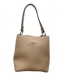 COACH（コーチ）の古着「2WAYバッグ ハンドバッグ ショルダーバッグ」｜ベージュ