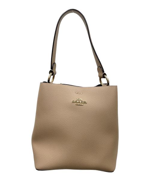 COACH（コーチ）COACH (コーチ) 2WAYバッグ ハンドバッグ ショルダーバッグ ベージュ サイズ:実寸サイズにてご確認ください。の古着・服飾アイテム