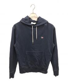 maison kitsune（メゾンキツネ）の古着「プルオーバーパーカー」｜ネイビー