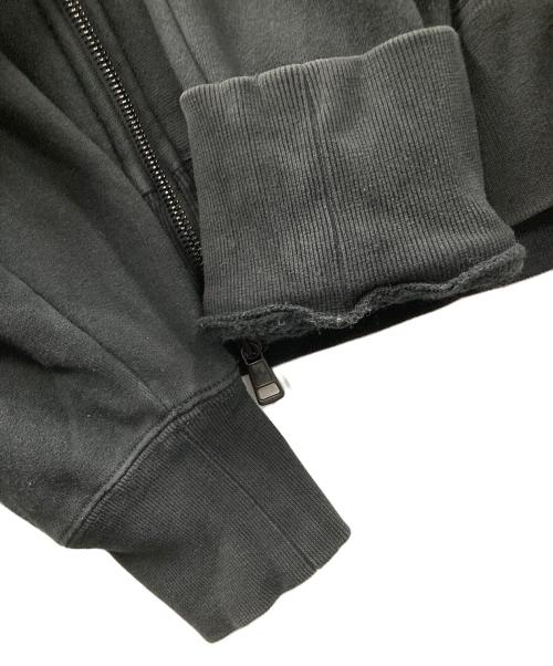 MONCLER（モンクレール）MONCLER (モンクレール) FRAGMENT DESIGN (フラグメントデザイン) ジップアップ パーカー MAGLIA（マリア） ブラック サイズ:Lの古着・服飾アイテム