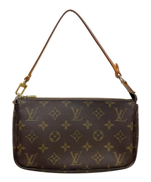 LOUIS VUITTON（ルイ ヴィトン）LOUIS VUITTON (ルイ ヴィトン) ハンドポーチ モノグラム ポシェット・アクセソワール ブラウン サイズ:実寸サイズにてご確認ください。の古着・服飾アイテム