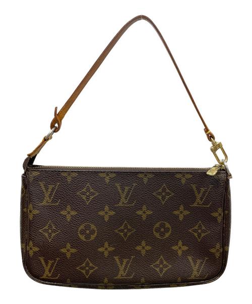 LOUIS VUITTON（ルイ ヴィトン）LOUIS VUITTON (ルイ ヴィトン) ハンドポーチ モノグラム ポシェット・アクセソワール ブラウン サイズ:実寸サイズにてご確認ください。の古着・服飾アイテム