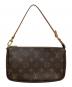 LOUIS VUITTON（ルイ ヴィトン）の古着「ハンドポーチ モノグラム ポシェット・アクセソワール」｜ブラウン