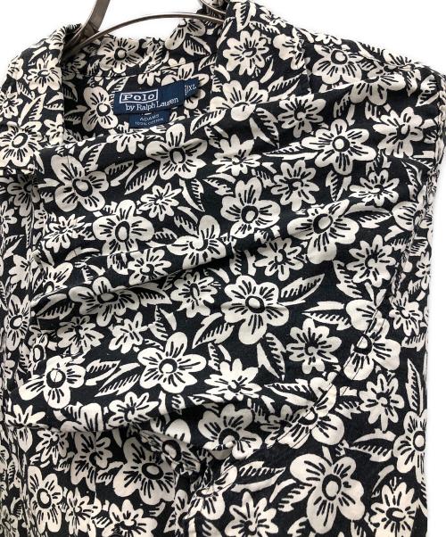 POLO RALPH LAUREN（ポロ・ラルフローレン）POLO RALPH LAUREN (ポロ・ラルフローレン) 半袖シャツ ADAMS（アダムス） ホワイト×ブラック サイズ:XLの古着・服飾アイテム