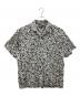 POLO RALPH LAUREN（ポロ・ラルフローレン）の古着「半袖シャツ ADAMS（アダムス）」｜ホワイト×ブラック