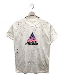 love ear art（ラブイヤーアート）の古着「半袖Tシャツ」｜ホワイト