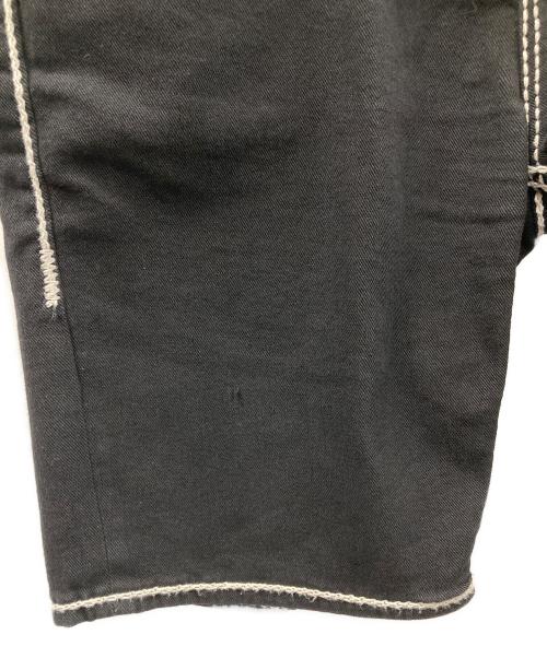 TRUE RELIGION（トゥルー レリジョン）TRUE RELIGION (トゥルー レリジョン) ショートパンツ BOBBY ROPE STITCH FLAP SHORT（ボビー ロープステッチ フラップ ショート） ブラック サイズ:32の古着・服飾アイテム
