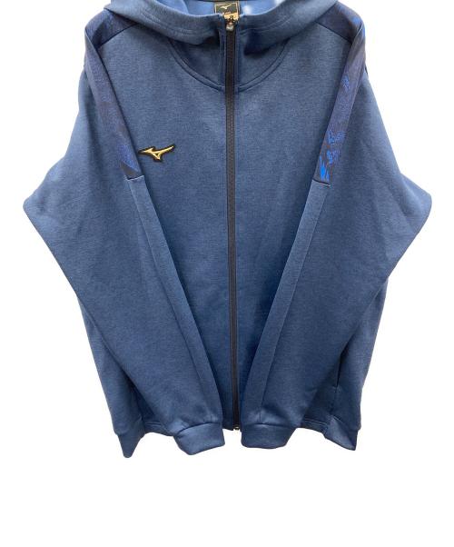 MIZUNO（ミズノ）MIZUNO (ミズノ) トレーニングウェア ストレッチスウェットフーディ セットアップ ブルー サイズ:実寸サイズにてご確認ください。の古着・服飾アイテム