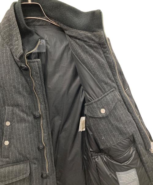 BARNEYS NEWYORK（バーニーズ・ニューヨーク）BARNEYS NEWYORK (バーニーズ・ニューヨーク) ウールダウンジャケット グレー サイズ:実寸サイズにてご確認ください。の古着・服飾アイテム