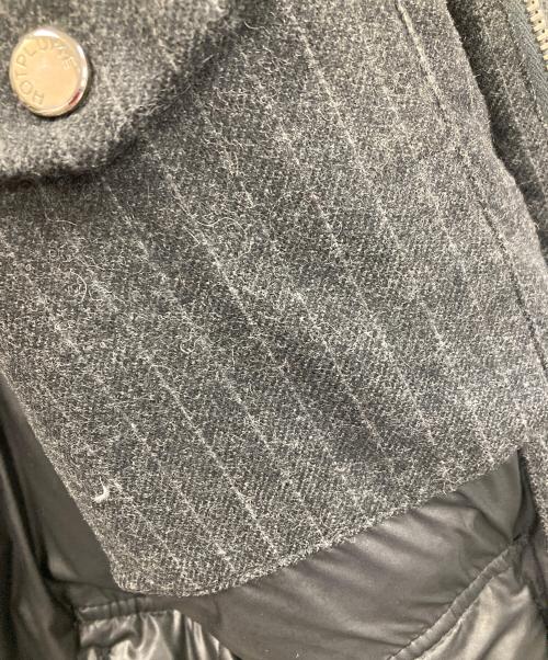 BARNEYS NEWYORK（バーニーズ・ニューヨーク）BARNEYS NEWYORK (バーニーズ・ニューヨーク) ウールダウンジャケット グレー サイズ:実寸サイズにてご確認ください。の古着・服飾アイテム