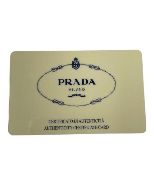 PRADA（プラダ）PRADA (プラダ) 三つ折り財布 ブラック サイズ:実寸サイズにてご確認ください。の古着・服飾アイテム