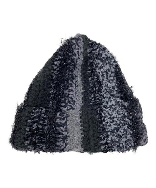 SUPREME（シュプリーム）SUPREME (シュプリーム) ニット帽 Tinsel Stripe Beanie（ティンセル ストライプ ビーニー） ブラック サイズ:実寸サイズにてご確認ください。の古着・服飾アイテム