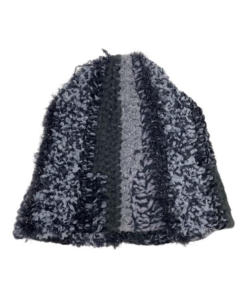 SUPREME（シュプリーム）SUPREME (シュプリーム) ニット帽 Tinsel Stripe Beanie（ティンセル ストライプ ビーニー） ブラック サイズ:実寸サイズにてご確認ください。の古着・服飾アイテム