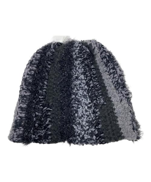 SUPREME（シュプリーム）SUPREME (シュプリーム) ニット帽 Tinsel Stripe Beanie（ティンセル ストライプ ビーニー） ブラック サイズ:実寸サイズにてご確認ください。の古着・服飾アイテム